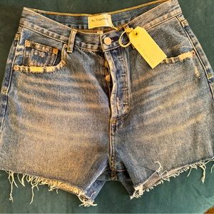 By Together Jean Shorts. Slight high rise. Size M. NWT